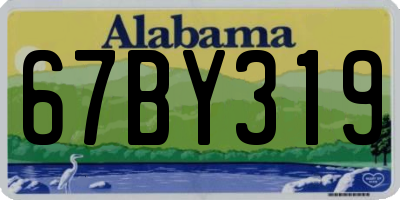 AL license plate 67BY319