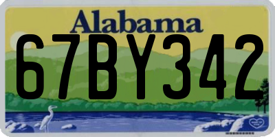 AL license plate 67BY342