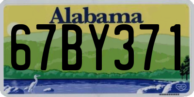 AL license plate 67BY371