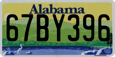 AL license plate 67BY396