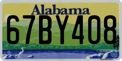 AL license plate 67BY408