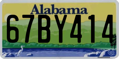 AL license plate 67BY414