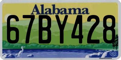 AL license plate 67BY428