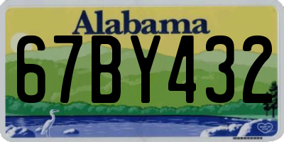 AL license plate 67BY432