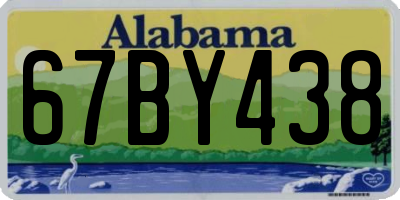 AL license plate 67BY438