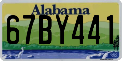 AL license plate 67BY441