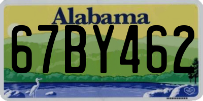 AL license plate 67BY462