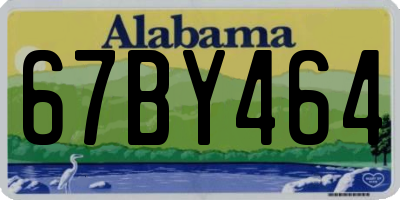AL license plate 67BY464
