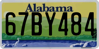 AL license plate 67BY484