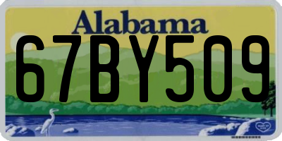 AL license plate 67BY509