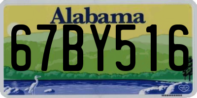AL license plate 67BY516