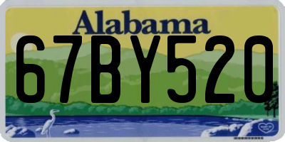 AL license plate 67BY520
