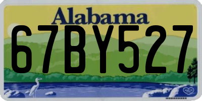 AL license plate 67BY527