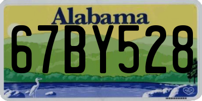 AL license plate 67BY528