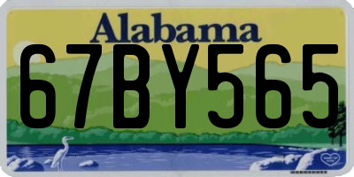 AL license plate 67BY565