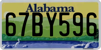 AL license plate 67BY596
