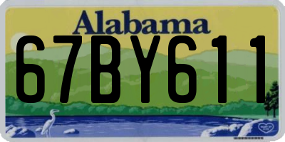 AL license plate 67BY611