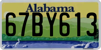 AL license plate 67BY613