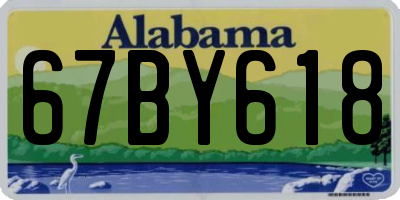 AL license plate 67BY618