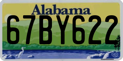 AL license plate 67BY622