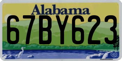 AL license plate 67BY623