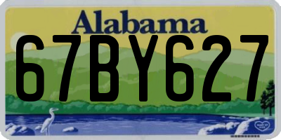 AL license plate 67BY627
