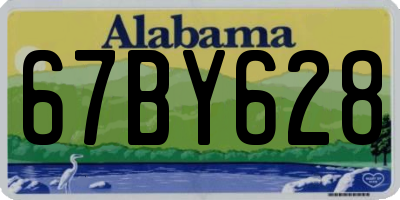 AL license plate 67BY628