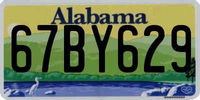 AL license plate 67BY629