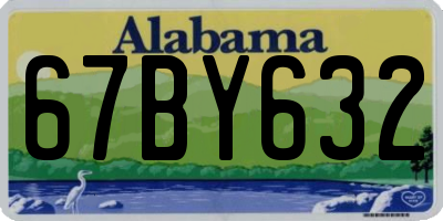 AL license plate 67BY632