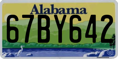 AL license plate 67BY642