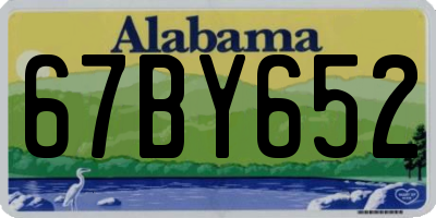 AL license plate 67BY652