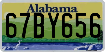 AL license plate 67BY656