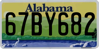 AL license plate 67BY682