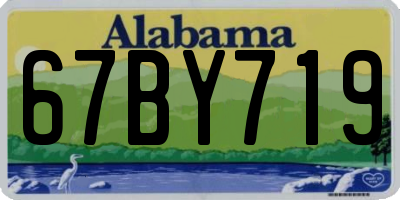 AL license plate 67BY719