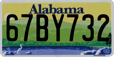 AL license plate 67BY732