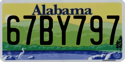 AL license plate 67BY797
