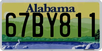 AL license plate 67BY811
