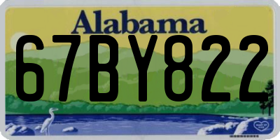AL license plate 67BY822