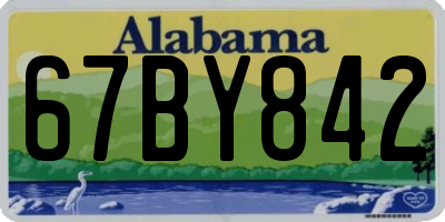 AL license plate 67BY842