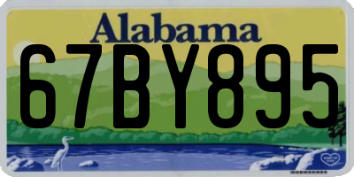 AL license plate 67BY895