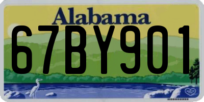 AL license plate 67BY901