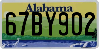 AL license plate 67BY902