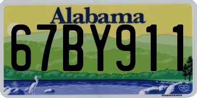 AL license plate 67BY911