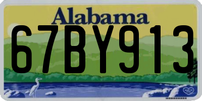 AL license plate 67BY913