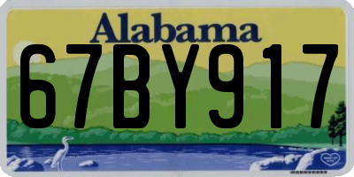 AL license plate 67BY917