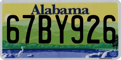 AL license plate 67BY926