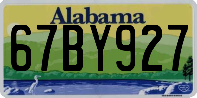 AL license plate 67BY927