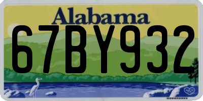 AL license plate 67BY932