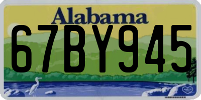AL license plate 67BY945