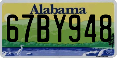 AL license plate 67BY948